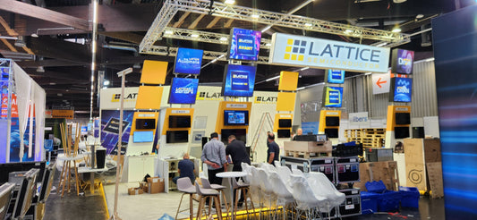 Embedded World Conference 2024 Nuremberg Germany, Lattice booth with tinyVision.ai