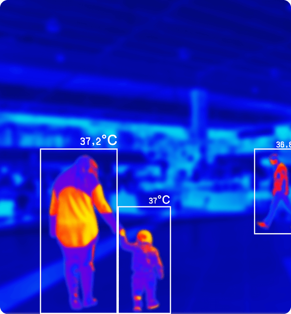 Hyperspectral imaging thermal visualization