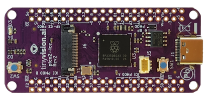 pico2-ice - Raspberry Pi 2350B Microcontroller Prototyping Board with Lattice iCE40UP5K FPGA